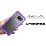 Wholesale Galaxy Note FE / Note Fan Edition / Note 7 Clear Defense Hybrid Case (Purple)